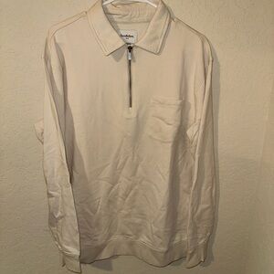Goodfellow & Co Cream Lightweight Shirt Jacket